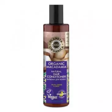 PLANETA ORGANICA -  Planeta Organica Organic Macadamia - Balsam do włosów zabezpieczający końcówki i przywracający blask, 280 ml 